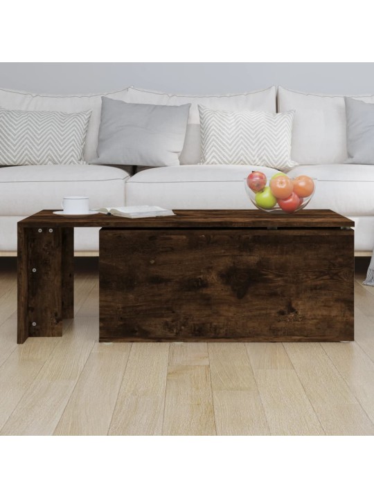 Kafijas galdiņš, ozolkoka krāsa, 150x50x35cm, inženierijas koks