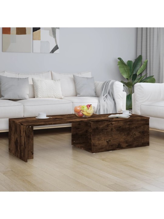 Kafijas galdiņš, ozolkoka krāsa, 150x50x35cm, inženierijas koks
