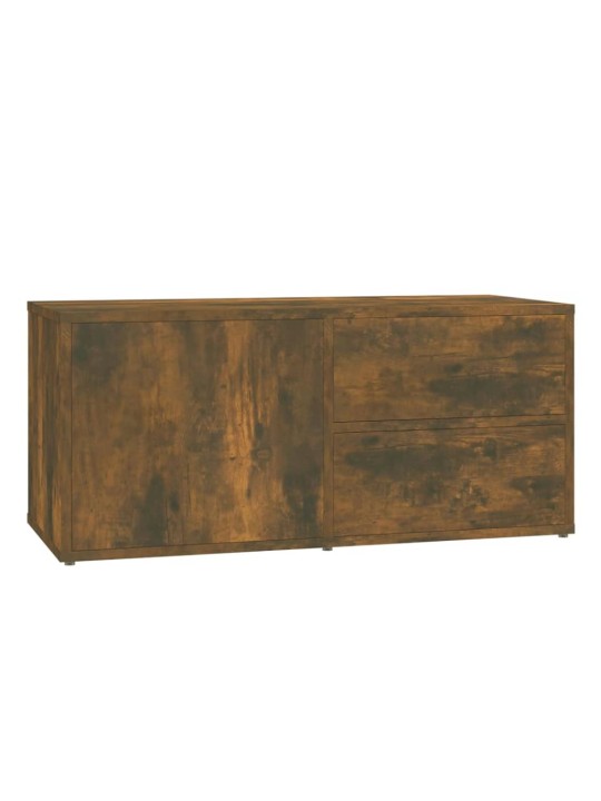Tv skapītis, ozolkoka krāsa, 80x34x36 cm, inženierijas koks