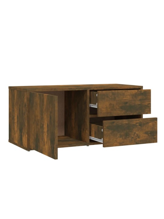 Tv skapītis, ozolkoka krāsa, 80x34x36 cm, inženierijas koks