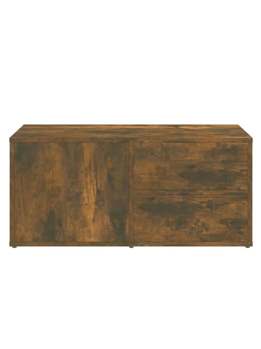 Tv skapītis, ozolkoka krāsa, 80x34x36 cm, inženierijas koks