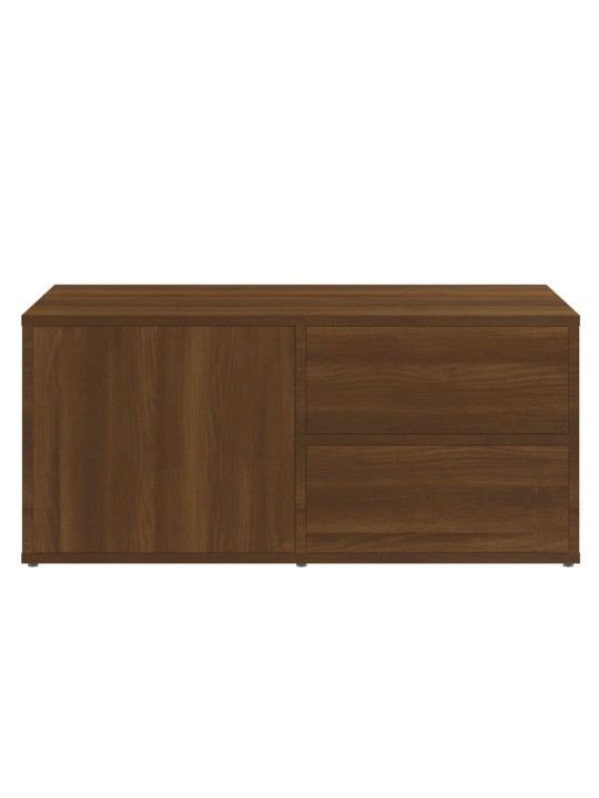 Tv skapītis, ozolkoka krāsa, 80x34x36 cm, inženierijas koks
