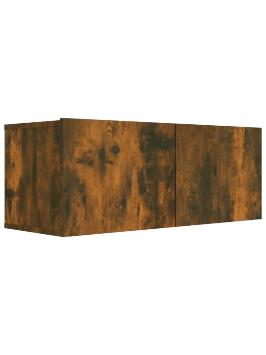 Tv skapītis, ozolkoka krāsa, 80x30x30 cm, inženierijas koks