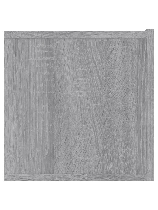 Tv skapītis, pelēka ozola, 80x30x30 cm, inženierijas koks