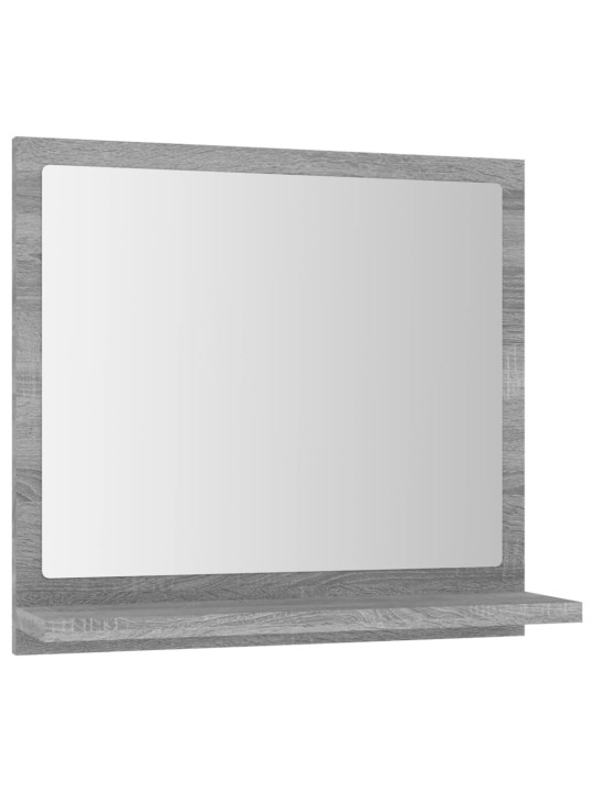 Vannasistabas spogulis, pelēks, 40x10,5x37cm, inženierijas koks