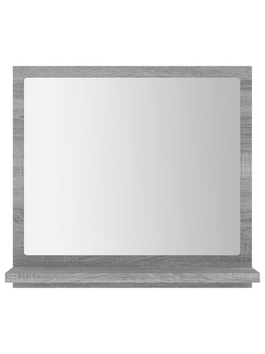Vannasistabas spogulis, pelēks, 40x10,5x37cm, inženierijas koks
