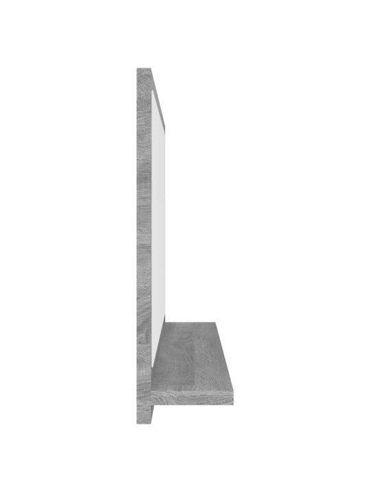 Vannasistabas spogulis, pelēks, 40x10,5x37cm, inženierijas koks