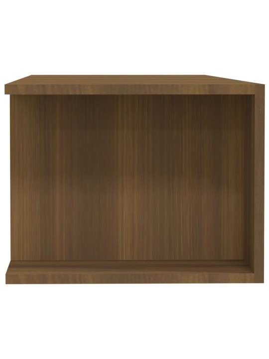 Tv galdiņš ar led lampiņām, ozolkoka krāsa, 135x39x30 cm