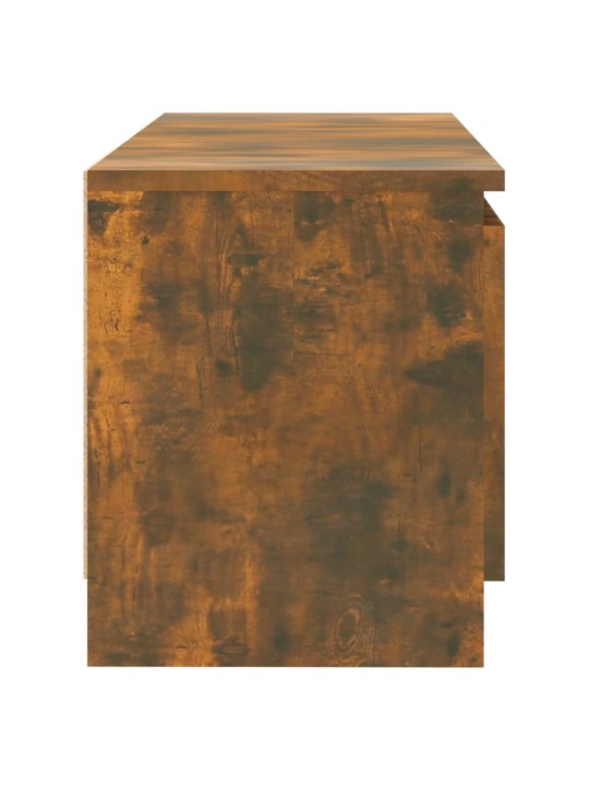 Tv skapītis ar led gaismiņām, ozolkoka krāsa, 120x30x35,5 cm