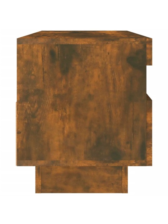 Tv skapītis ar led lampiņām, ozolkoka krāsa, 100x35x40 cm