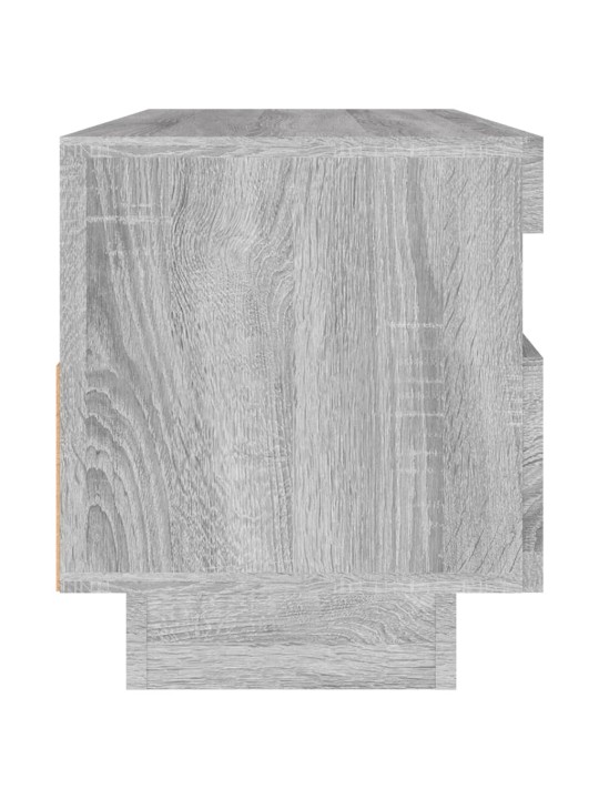 Tv skapītis ar led lampiņām, pelēka ozola krāsa, 100x35x40 cm