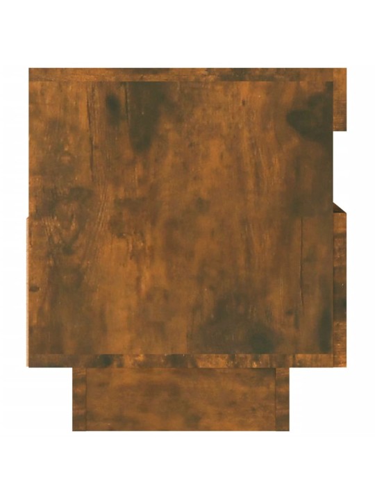 Tv skapītis ar led lampiņām, ozolkoka krāsa, 80x35x40 cm