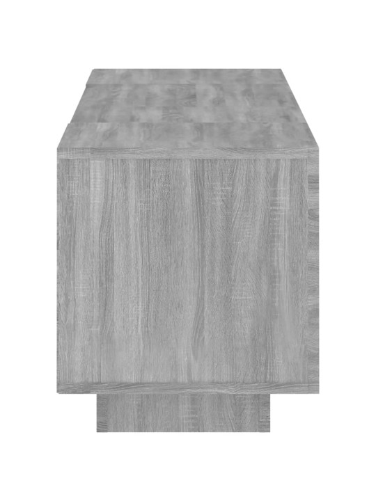 Tv skapītis ar led lampiņām, 160x35x40 cm, pelēka ozola krāsa