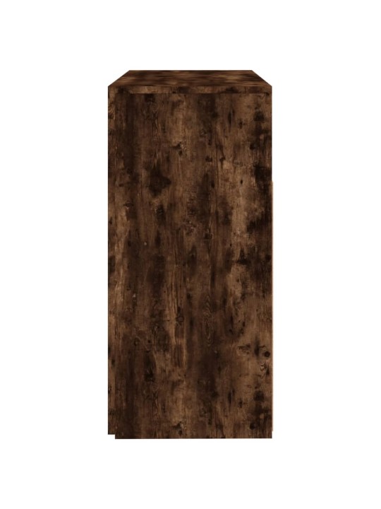 Kumode ar led lampiņām, ozolkoka krāsa, 80x35x75 cm