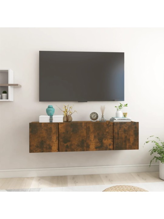 Piekarami tv skapīši, 2 gab., ozolkoka krāsa, 60x30x30 cm