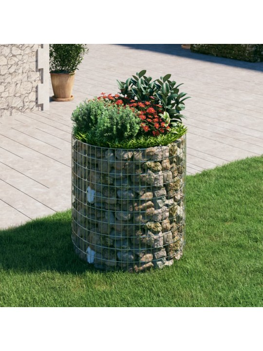 Gabions, stabs, apaļš, cinkots tērauds, ø100x100 cm