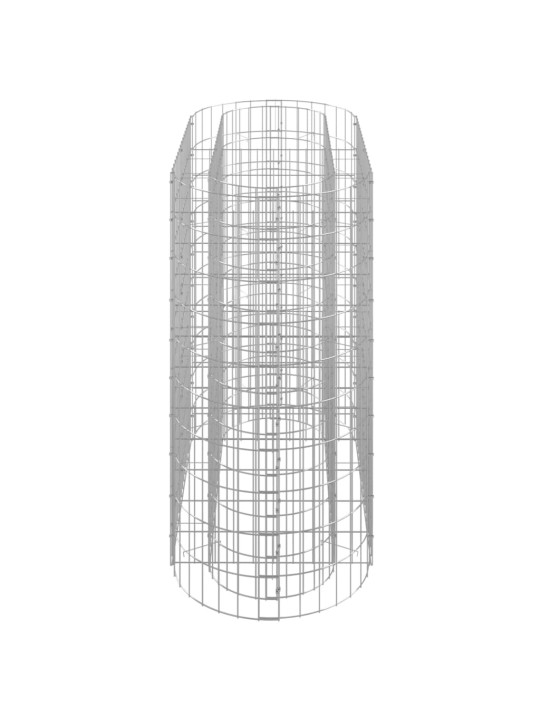 Gabions, augstā puķu kaste, cinkota dzelzs, 120x50x100 cm
