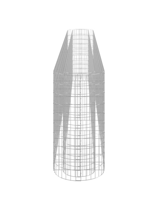 Gabions, augstā puķu kaste, cinkota dzelzs, 470x50x100 cm