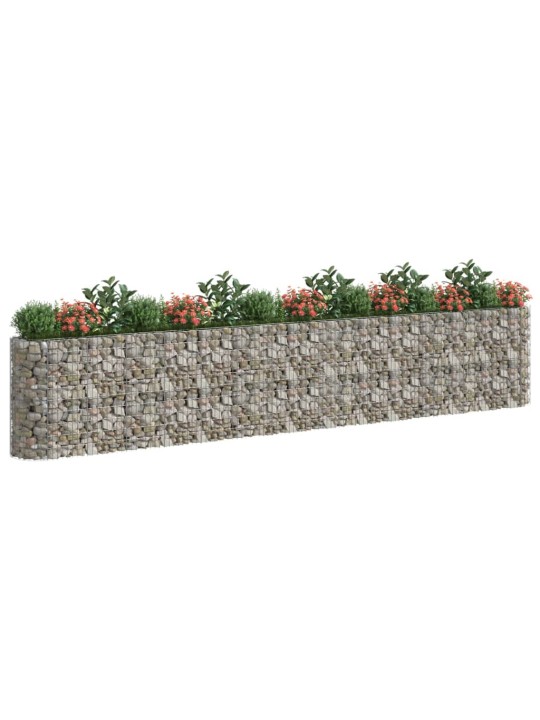 Gabions, augstā puķu kaste, cinkota dzelzs, 540x50x100 cm