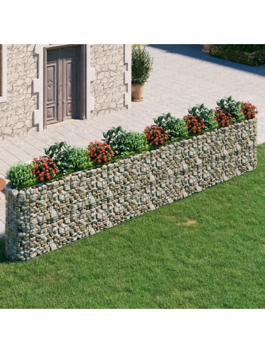 Gabions, augstā puķu kaste, cinkota dzelzs, 540x50x100 cm