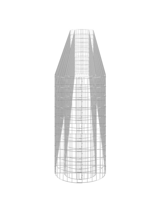 Gabions, augstā puķu kaste, cinkota dzelzs, 610x50x100 cm