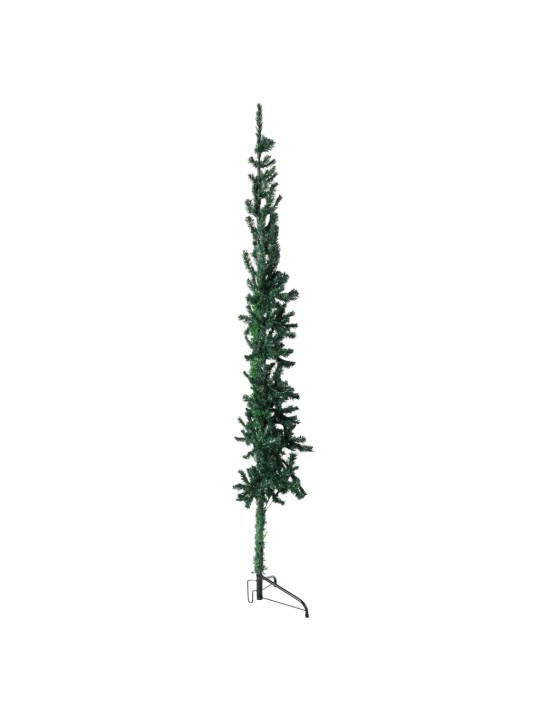 Mākslīgā ziemassvētku egle ar statīvu, pusapaļa, zaļa, 180 cm