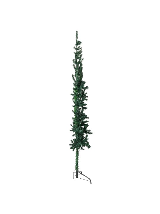 Mākslīgā ziemassvētku egle ar statīvu, pusapaļa, zaļa, 210 cm