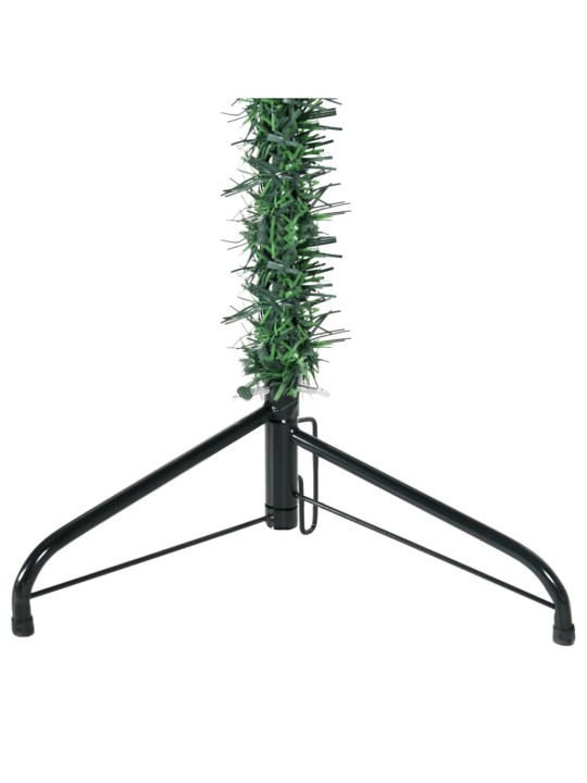 Mākslīgā ziemassvētku egle ar statīvu, pusapaļa, zaļa, 240 cm