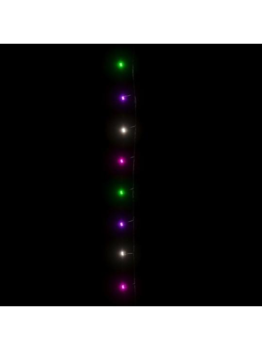Led lampiņu virtene ar 150 led, pasteļtoņi, 15 m, pvc
