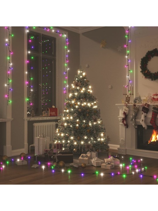 Led lampiņu virtene ar 150 led, pasteļtoņi, 15 m, pvc