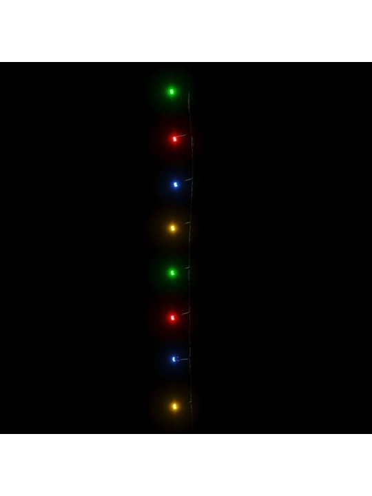 Led lampiņu virtene ar 2000 led, daudzkrāsaina, 200 m, pvc
