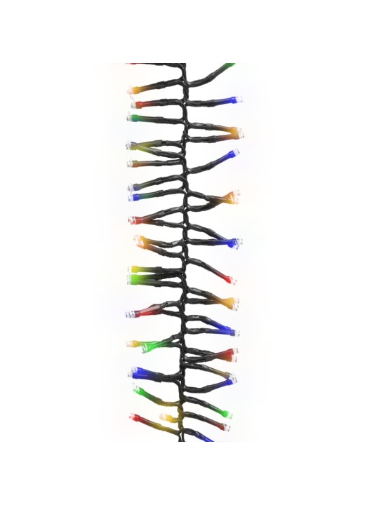 Led lampiņu virtene ar 3000 led, daudzkrāsaina, 23 m, pvc