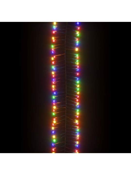 Led lampiņu virtene ar 3000 led, daudzkrāsaina, 23 m, pvc