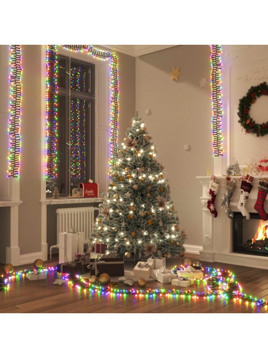 Led lampiņu virtene ar 3000 led, daudzkrāsaina, 23 m, pvc