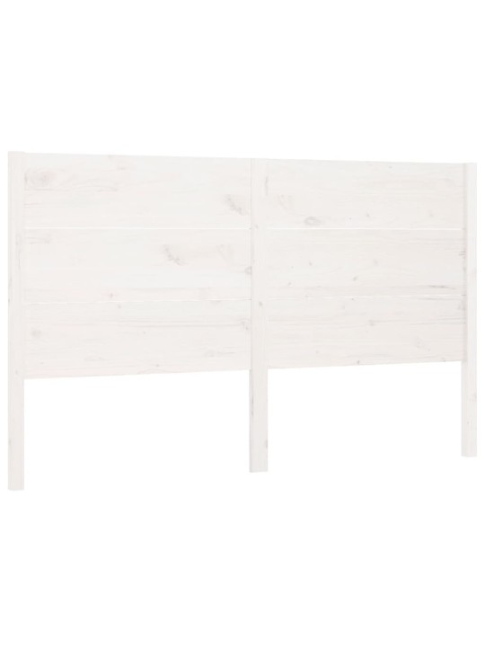 Galvgalis, balts, 146x4x100 cm, priedes masīvkoks