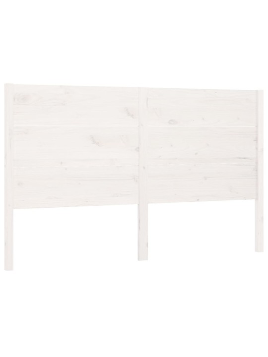 Galvgalis, balts, 156x4x100 cm, priedes masīvkoks