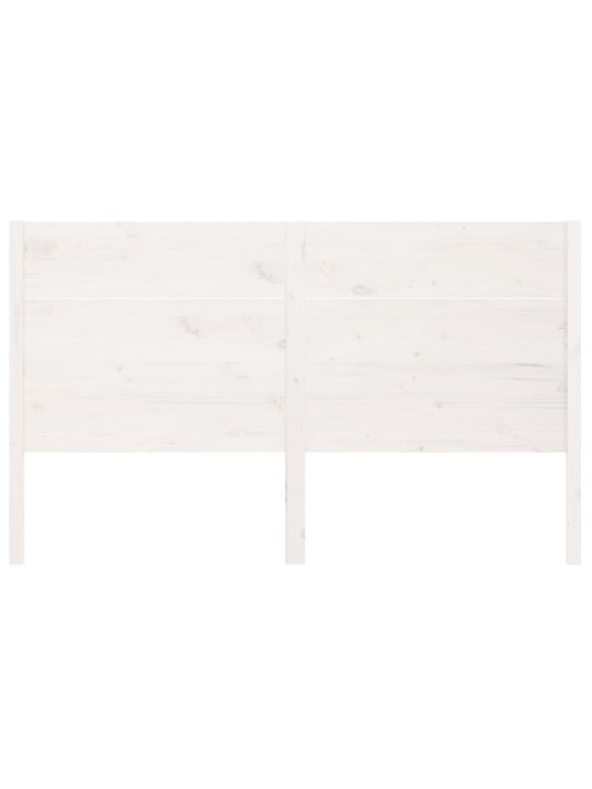 Galvgalis, balts, 156x4x100 cm, priedes masīvkoks