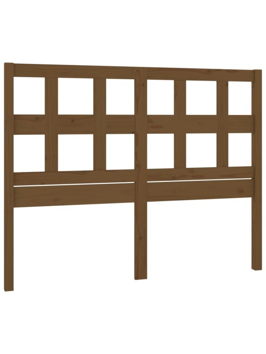 Gultas galvgalis, medus brūns, 145,5x4x100cm, priedes masīvkoks