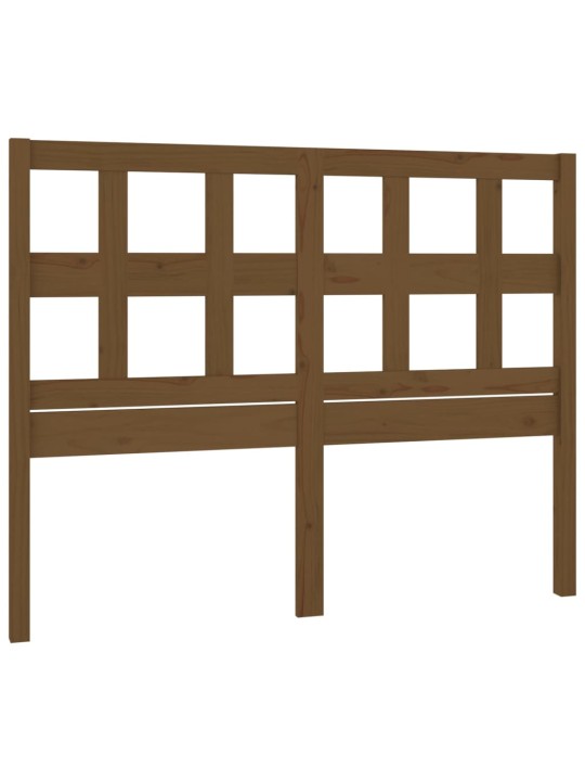 Gultas galvgalis, medus brūns, 205,5x4x100cm, priedes masīvkoks