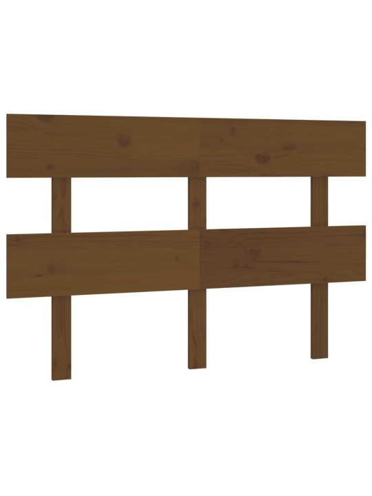 Gultas galvgalis, medus brūns, 138x3x81 cm, priedes masīvkoks