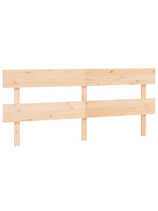Gultas galvgalis, 204x3x81 cm, priedes masīvkoks