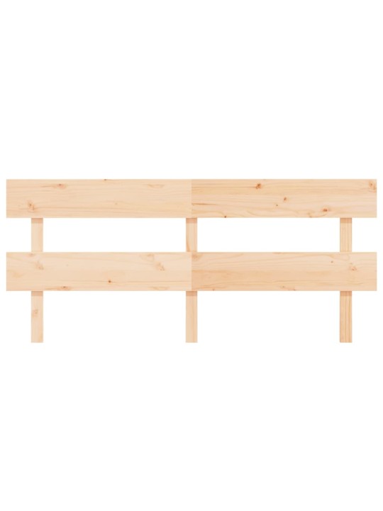 Gultas galvgalis, 204x3x81 cm, priedes masīvkoks