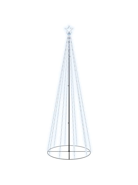 Ziemassvētku egle, 310 vēsi baltas LED lampiņas, 100x300 cm