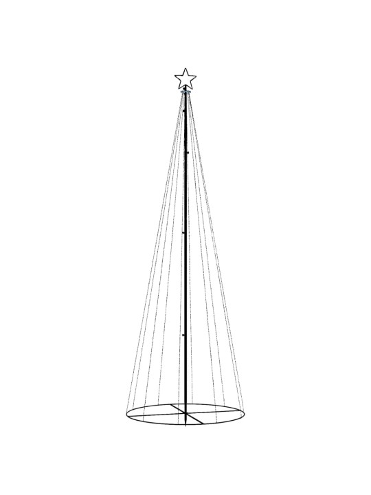 Ziemassvētku egle, 310 vēsi baltas LED lampiņas, 100x300 cm