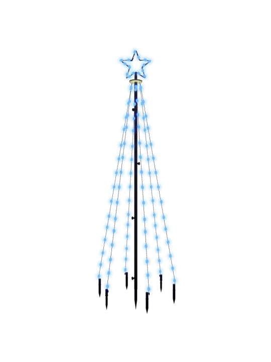 Ziemassvētku egle ar pīķi, 108 zilas led, 180 cm