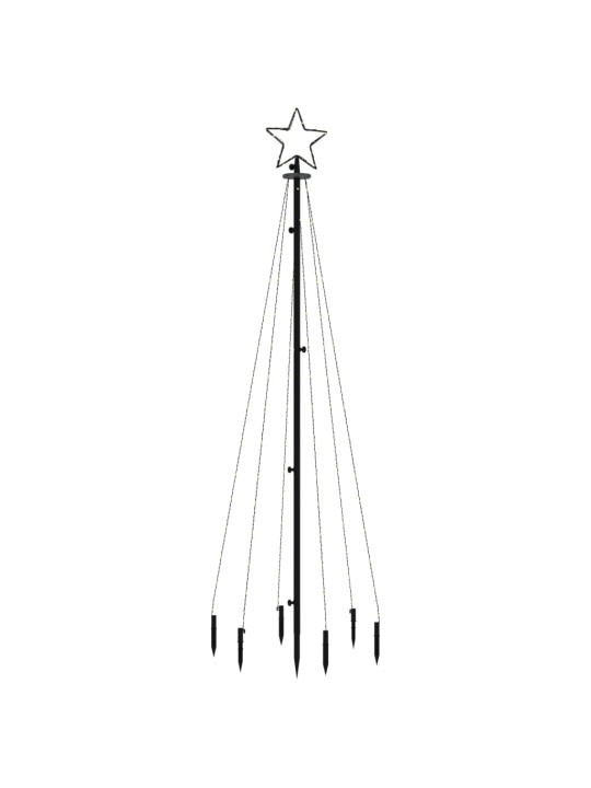 Ziemassvētku egle ar pīķi, 108 zilas led, 180 cm