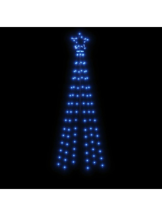 Ziemassvētku egle ar pīķi, 108 zilas led, 180 cm