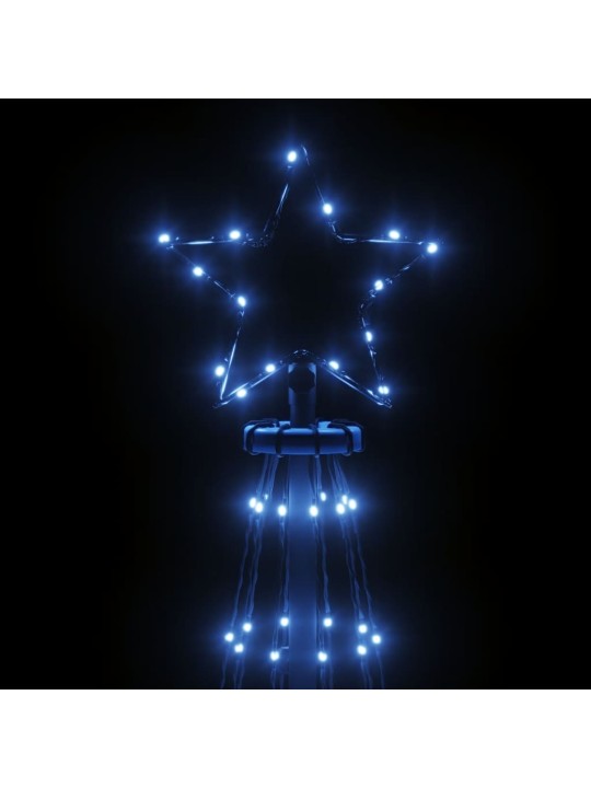 Ziemassvētku egle ar pīķi, 108 zilas led, 180 cm
