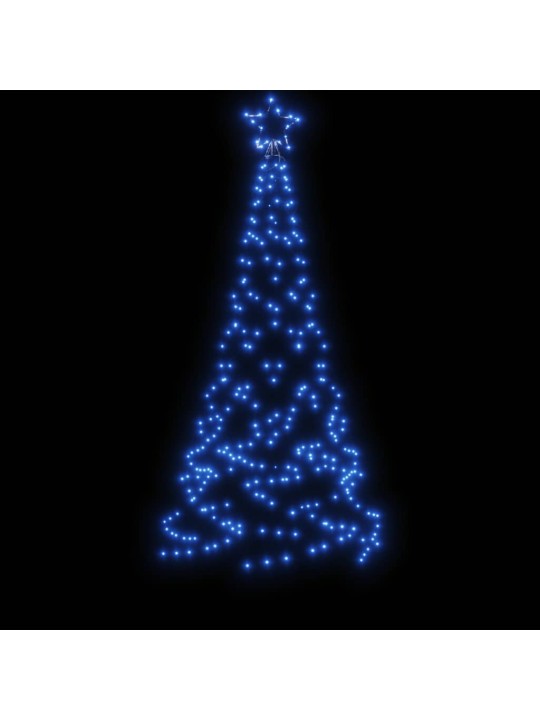 Ziemassvētku egle ar pīķi, 200 zilas led, 180 cm
