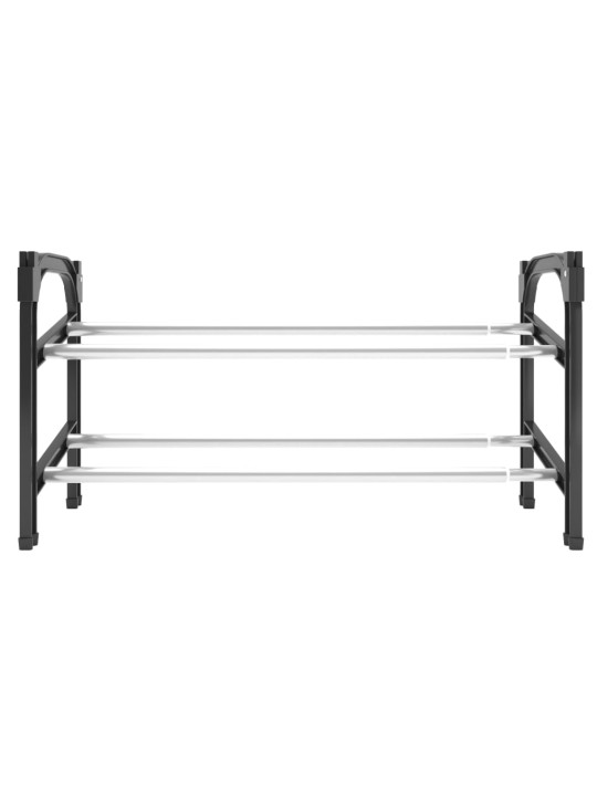 Izvelkams apavu plaukts ar 2 plauktiem, 119x24x37 cm